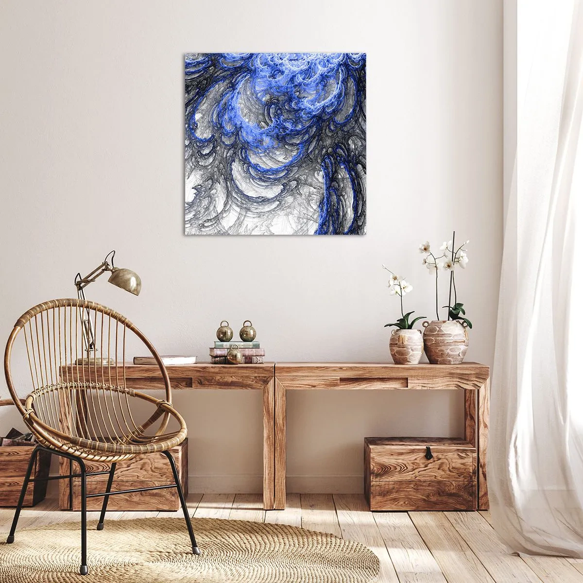 Obraz na plátně - Zrod vlny - 60x60 cm