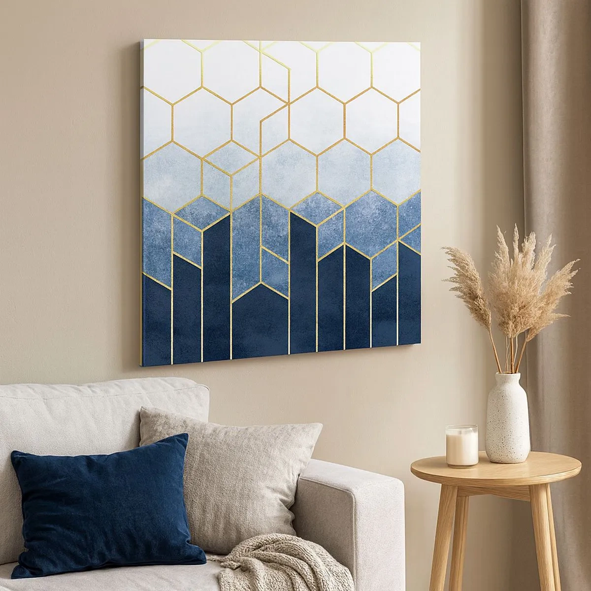 Obraz na plátně - Kompozice v synkopickém rytmu - 30x30 cm