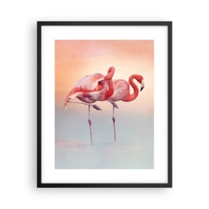 Plakát v černém rámu - V barvě zapadajícího slunce - 40x50 cm