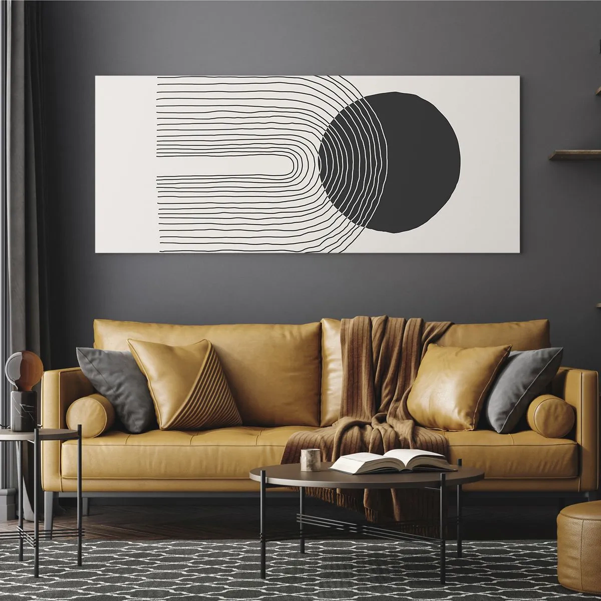 Obraz na skle - Chvění a jistota - 120x50 cm
