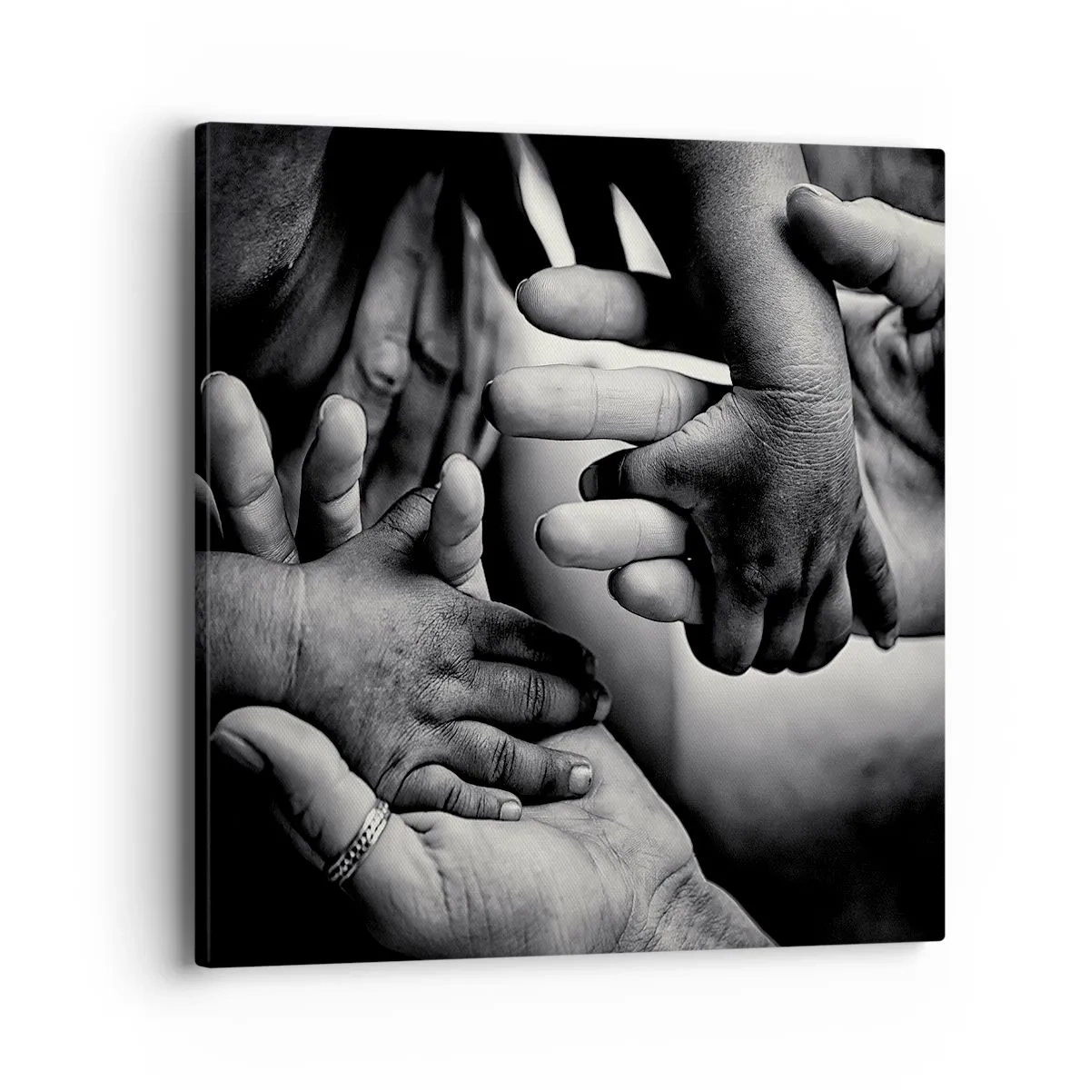 Obraz na plátně - Být člověkem - 40x40 cm