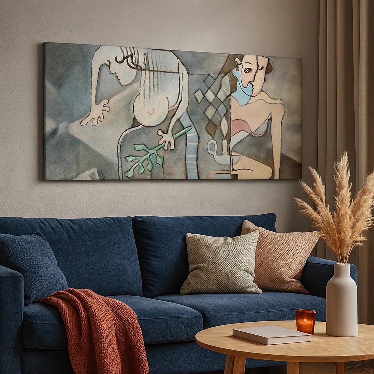 Obraz na plátně - Mozaika ducha a hmoty - 30x30 cm