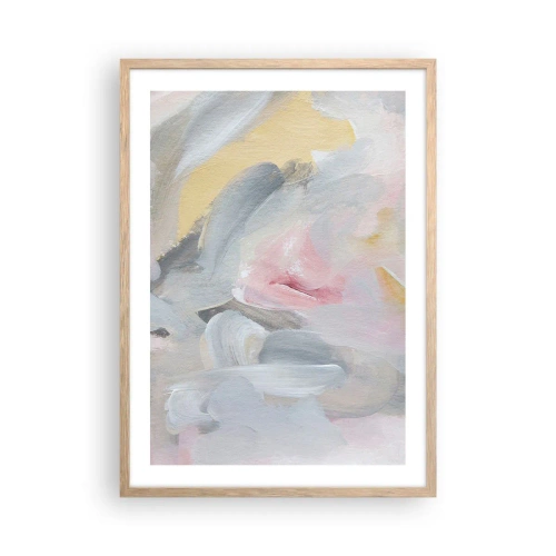 Plakát v rámu světlý dub - V pastelovém světě - 50x70 cm