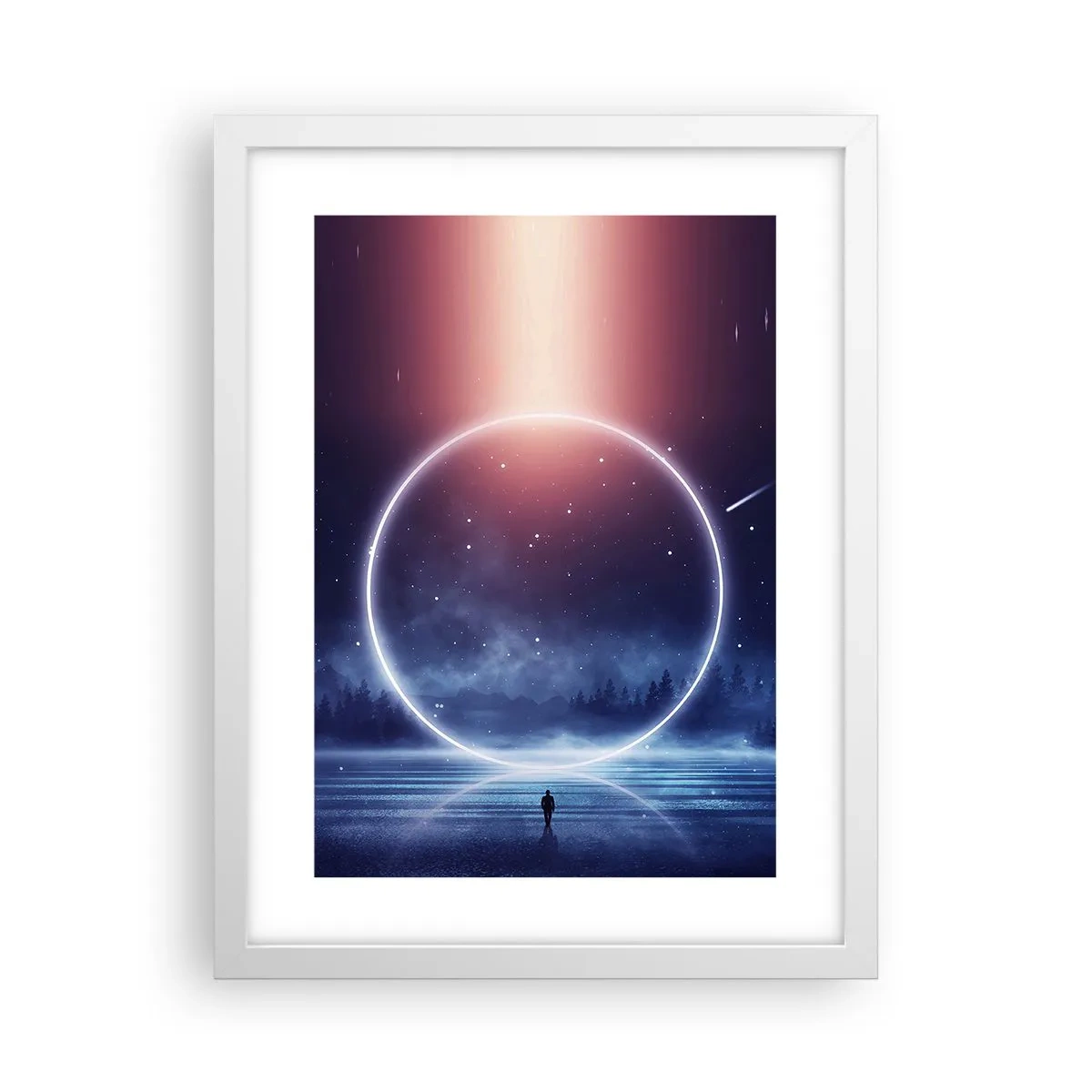 Plakát v bílém rámu - Už jsou tady… - 30x40 cm