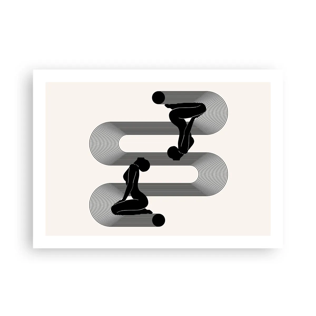 Plakát - Smyslná symetrie - 70x50 cm