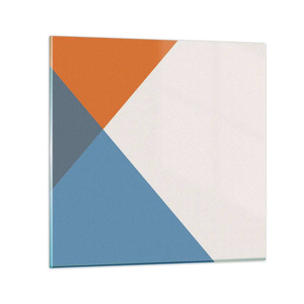 Obraz na skle - Pod úhlem… - 50x50 cm