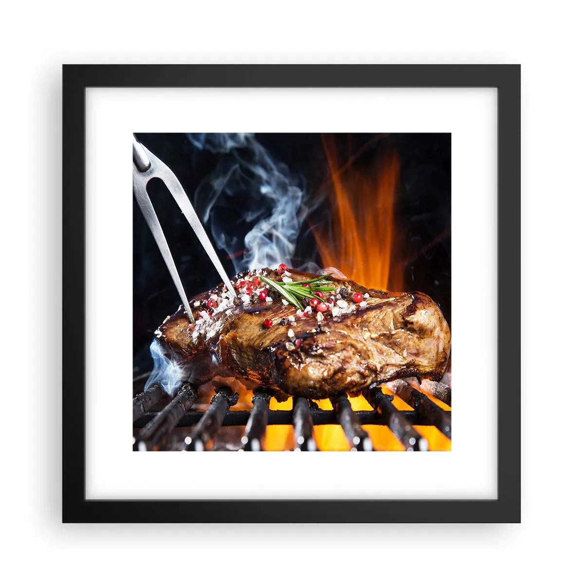 Plakát v černém rámu - Šťavnaté a voňavé - 30x30 cm