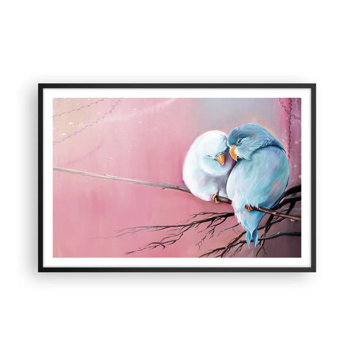 Plakát v černém rámu - Co k tomu dodat?… - 91x61 cm