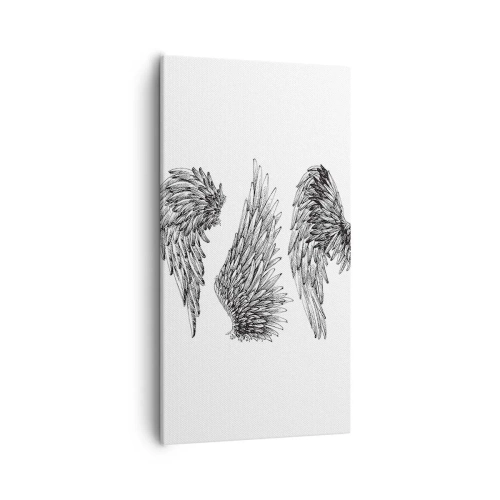 Obraz na plátně - I ty se můžeš stát andělem - 55x100 cm