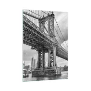 Obraz na skle - Do srdce města - 50x70 cm