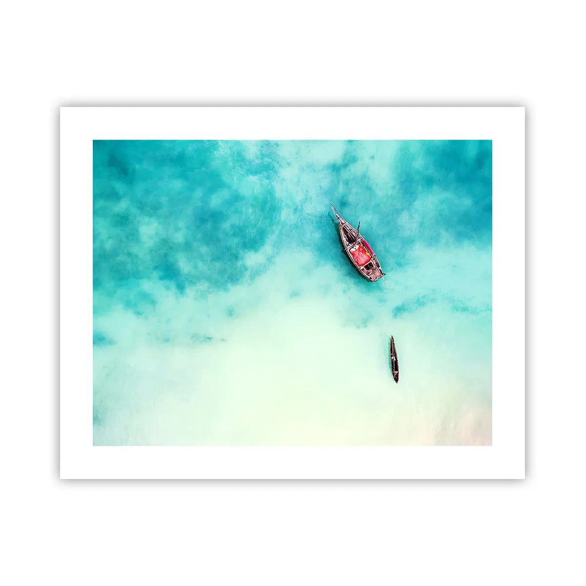Plakát - Protože na plážích Zanzibaru, když je přebytek vody… - 50x40 cm