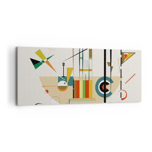 Obraz na plátně - A svět se směje - 100x40 cm