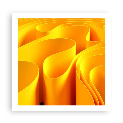 Plakát - Jako sluneční vlny - 60x60 cm