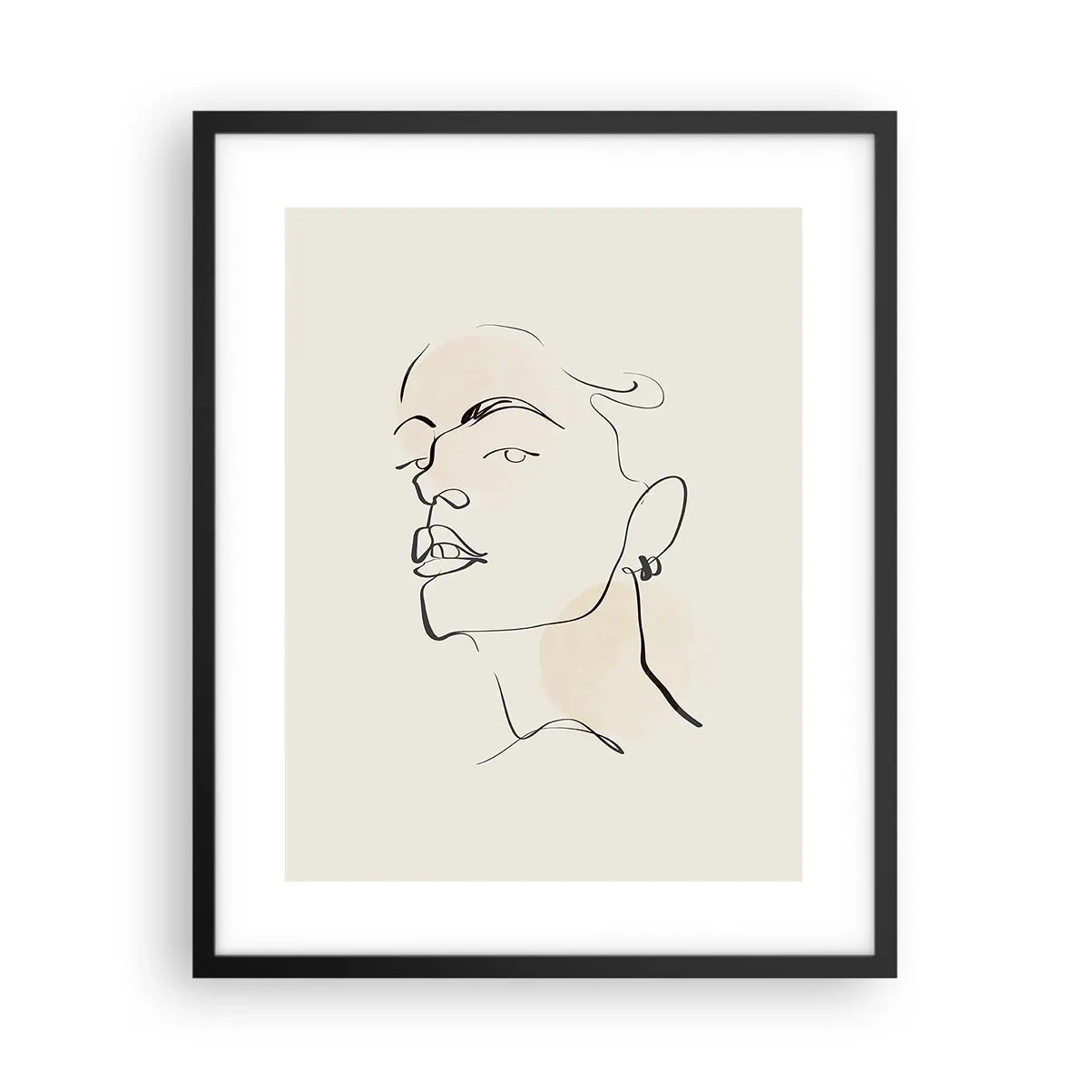 Plakát v černém rámu - Hrdý pohled - 40x50 cm