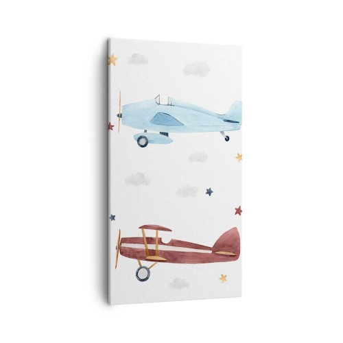 Obraz na plátně - Pane pilote, čekáme! - 45x80 cm