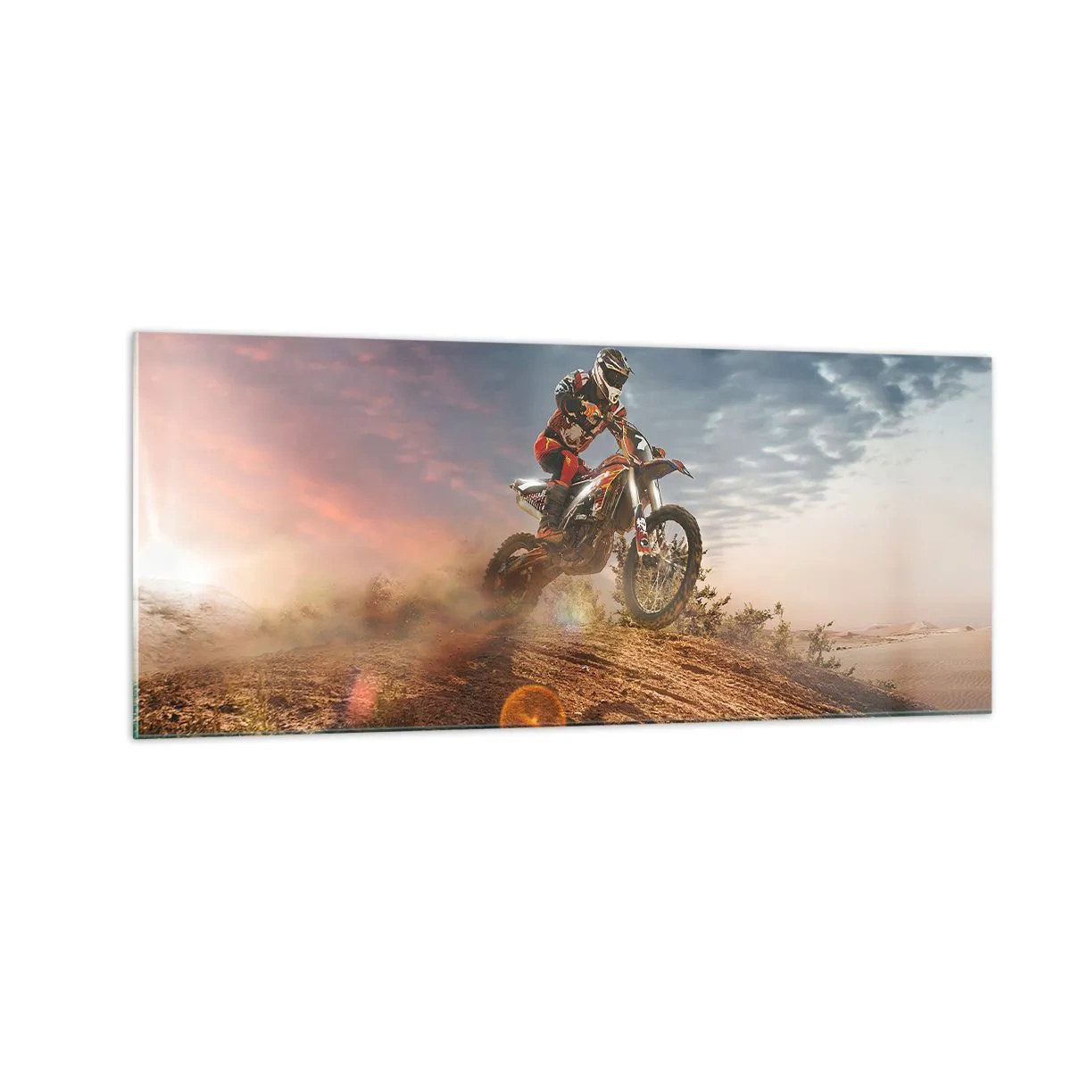 Obraz na skle - Pro vítězství - 100x40 cm