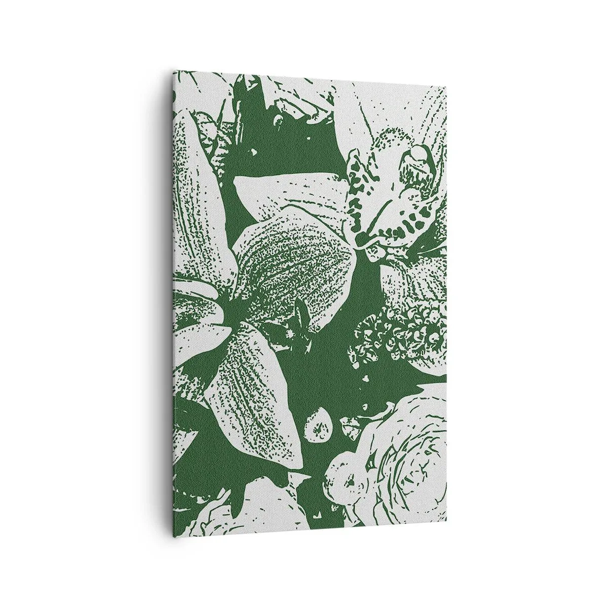 Obraz na plátně - Kytice – svět zeleně - 80x120 cm