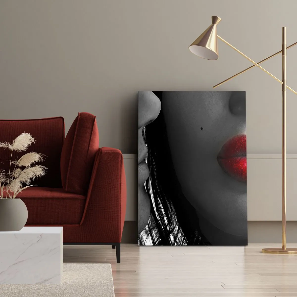 Obraz na plátně - Tvář u tváře  - 50x70 cm