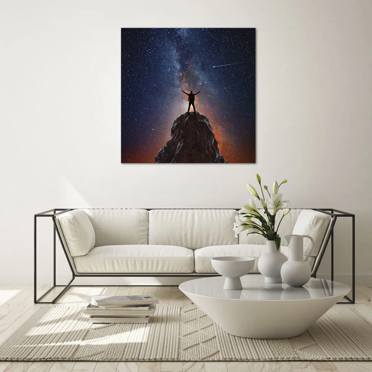 Obraz na skle - Síla je se mnou! - 40x40 cm