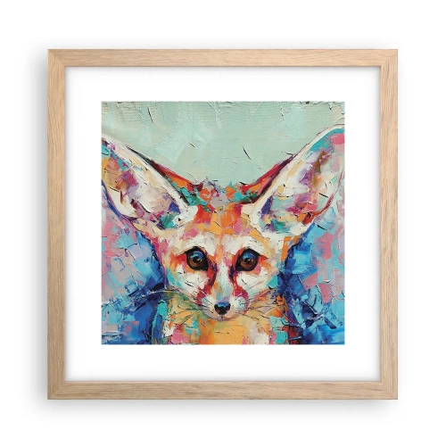 Plakát v rámu světlý dub - Jste na mě připraveni? - 30x30 cm