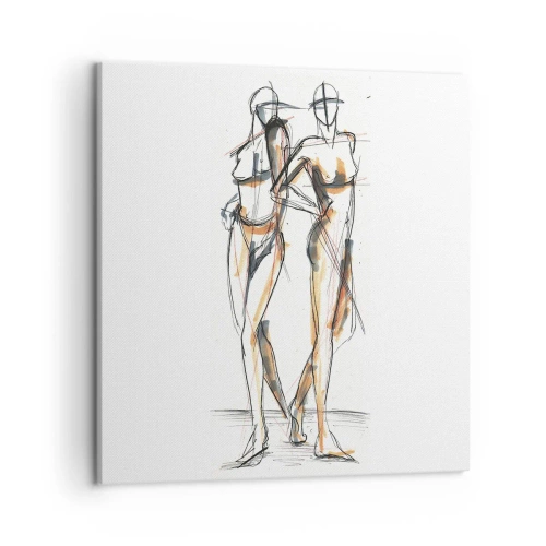 Obraz na plátně - Studie šarmu - 50x50 cm