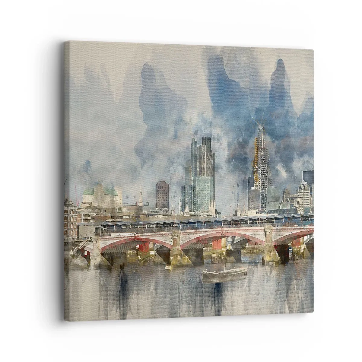 Obraz na plátně - Londýn v celé své kráse - 30x30 cm