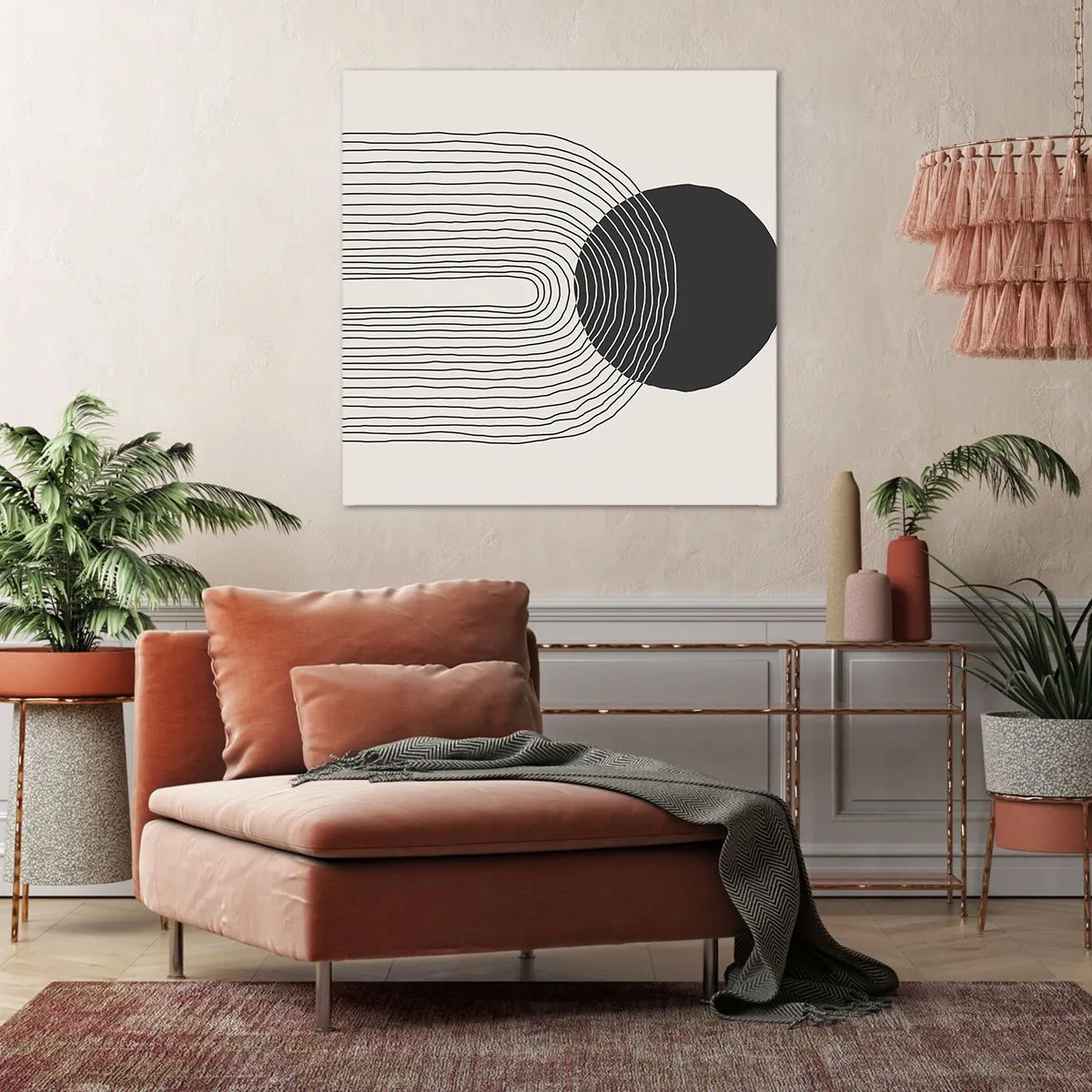 Obraz na plátně - Chvění a jistota - 60x60 cm