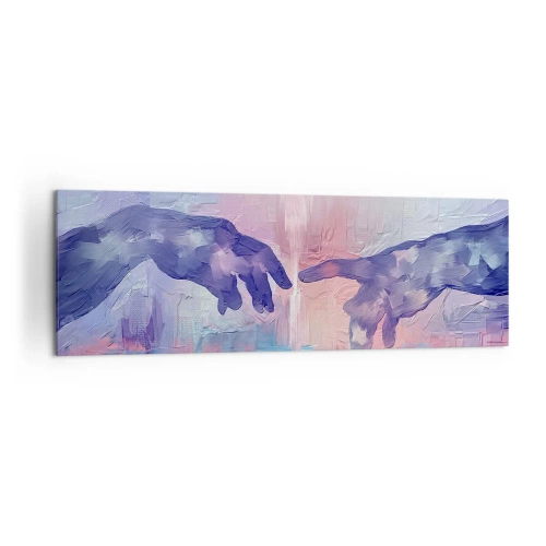 Obraz na plátně - Božská jiskra života - 160x50 cm