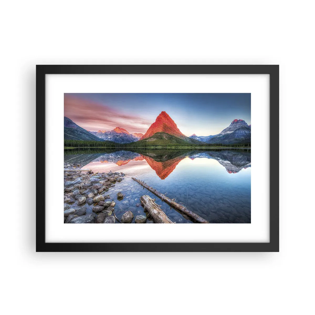 Plakát v černém rámu - Teplo a chlad - 40x30 cm