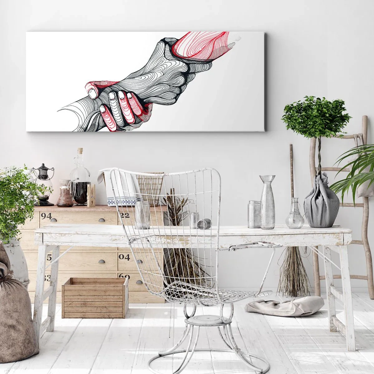 Obraz na plátně - Jste v dobrých rukou - 160x50 cm