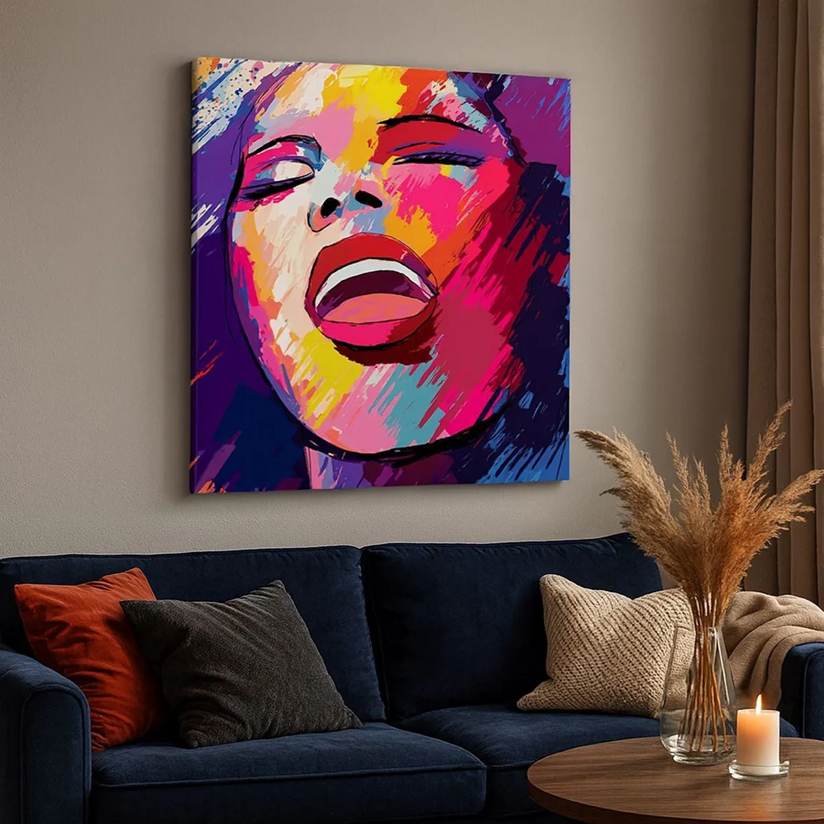 Obraz na plátně - Vyzpívat celý život - 30x30 cm