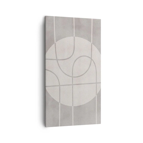 Obraz na plátně - Kruhově a přímo - 45x80 cm
