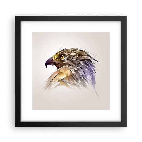 Plakát v černém rámu - Portrét bojovníka - 30x30 cm