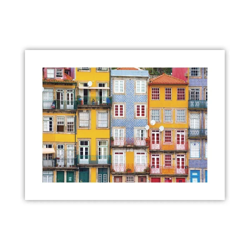Plakát - Barvy starého města - 40x30 cm