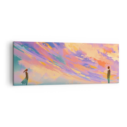 Obraz na plátně - Síla přitažlivosti - 140x50 cm