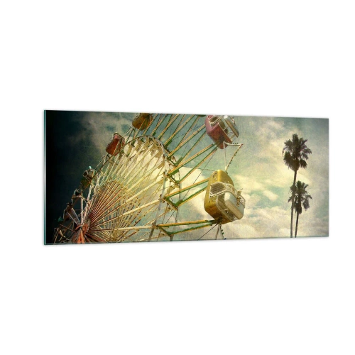 Obraz na skle - Bude, bude zábava… - 100x40 cm
