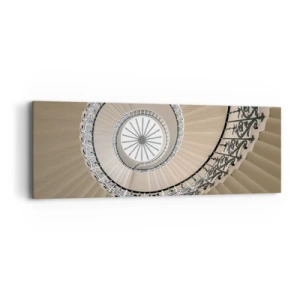 Obraz na plátně - Uvnitř mušle - 90x30 cm