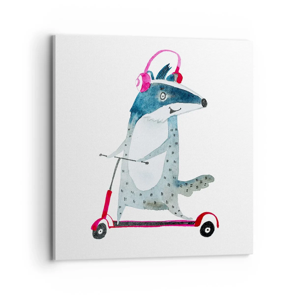 Obraz na plátně - Jezevčí radosti - 70x70 cm