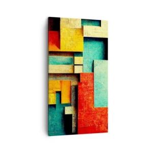 Obraz na plátně - Festival pravých úhlů - 45x80 cm