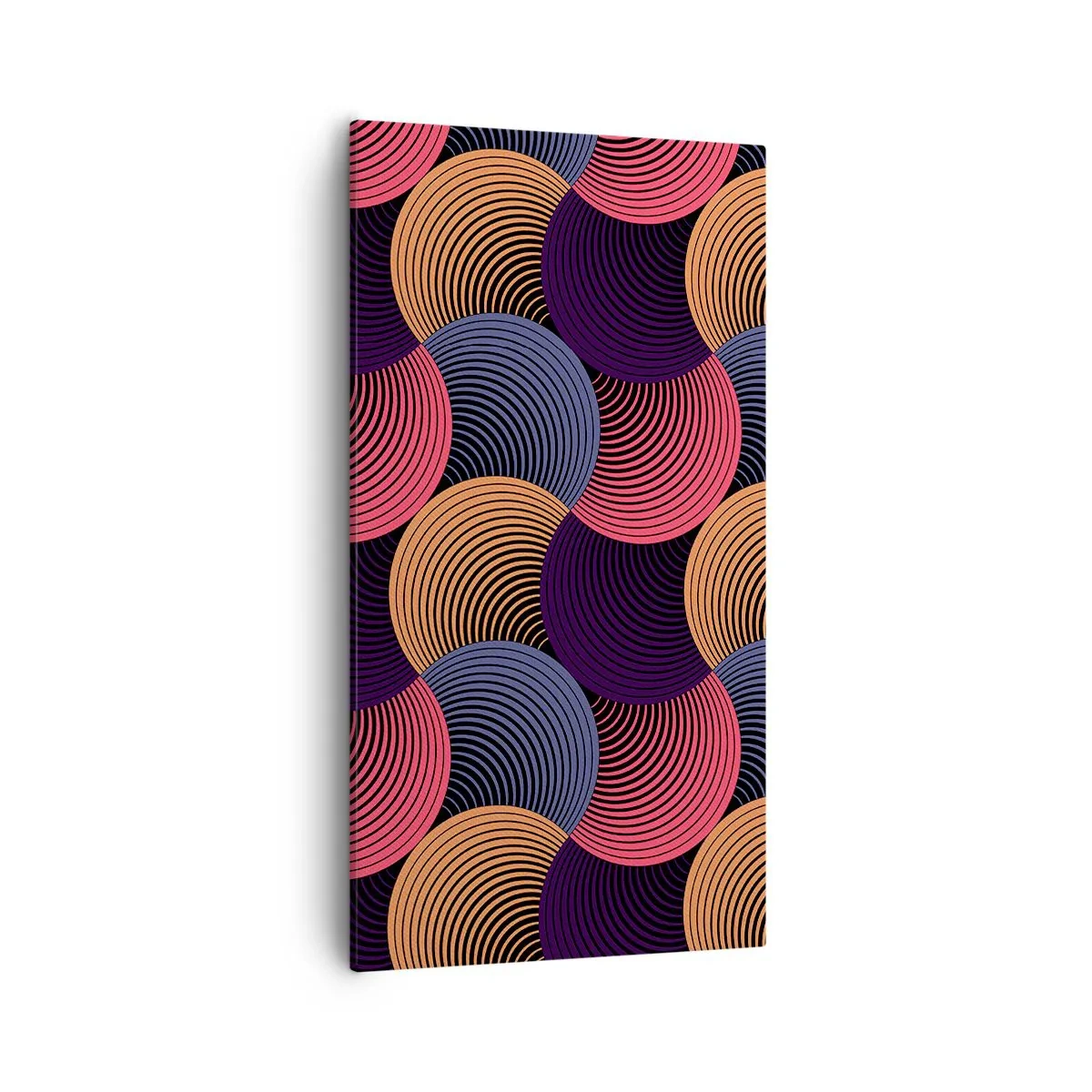 Obraz na plátně - V kruhovém rytmu - 55x100 cm