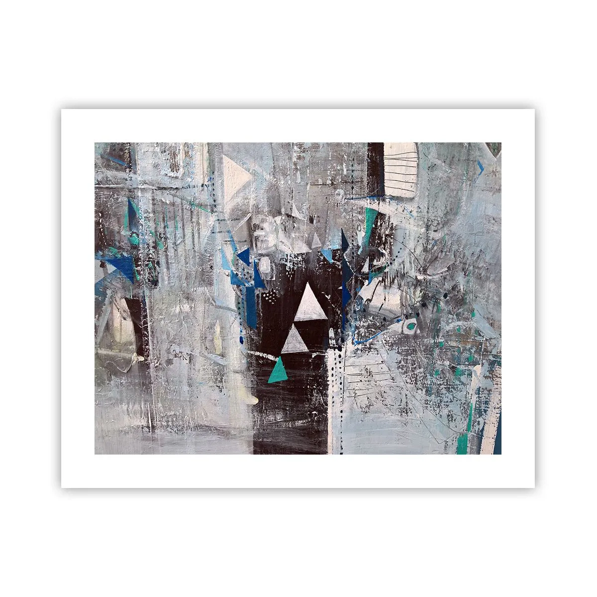 Plakát - Přednostní pořadí trojúhelníků - 50x40 cm