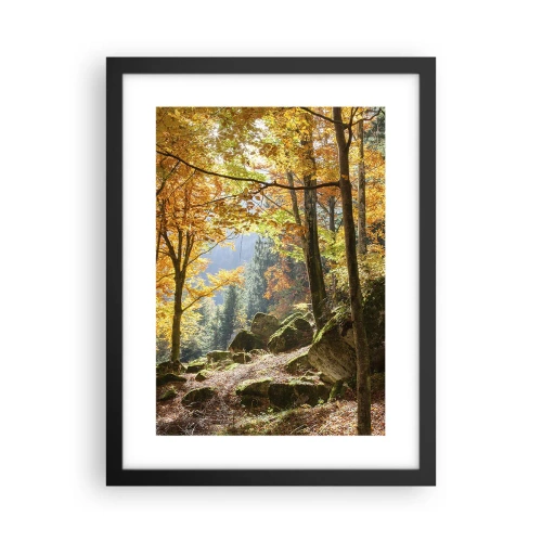 Plakát v černém rámu - Čas na odpočinek - 30x40 cm