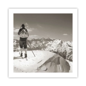 Plakát - Stejné hory - 50x50 cm