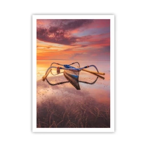 Plakát - Klid tropického večera - 70x100 cm