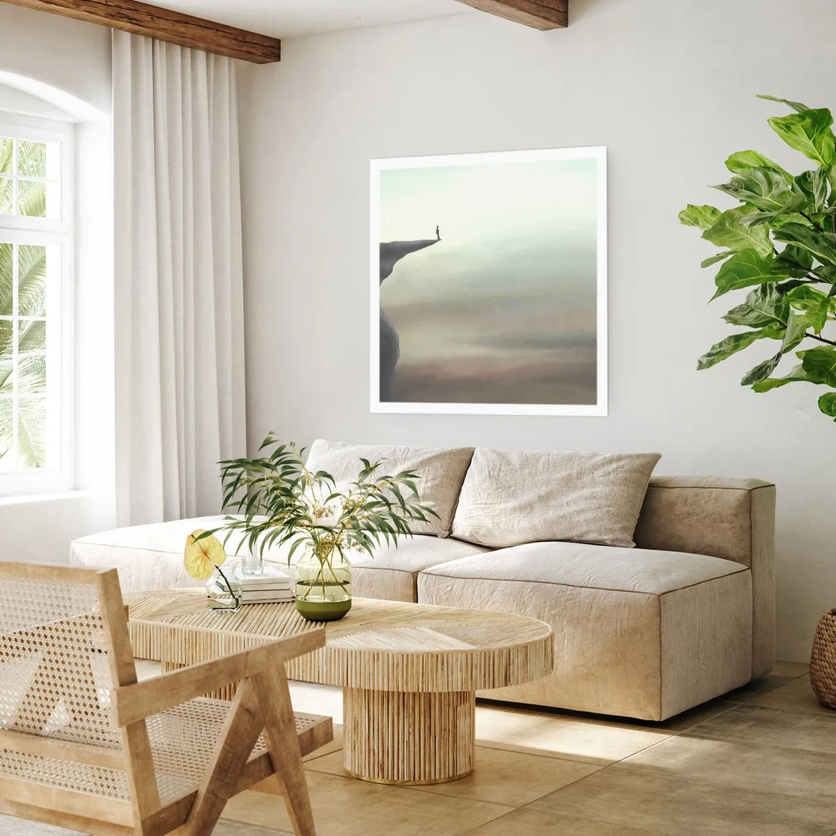 Plakát - Nahoru, samozřejmě! - 60x60 cm