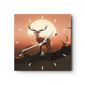 Nástěnné hodiny - Tato noc se nepodobá jiným - 30x30 cm