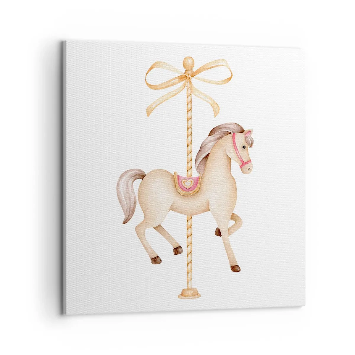 Obraz na plátně - Elegantním klusem - 50x50 cm