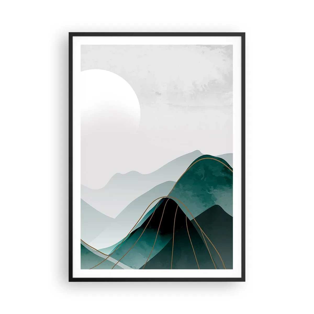 Plakát v černém rámu - V plném majestátu - 70x100 cm