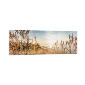Obraz na skle - Severní pláž - 160x50 cm