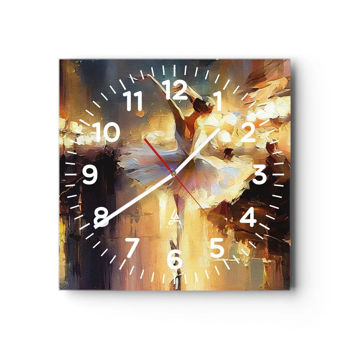 Nástěnné hodiny - Zázrak na ulici - 40x40 cm